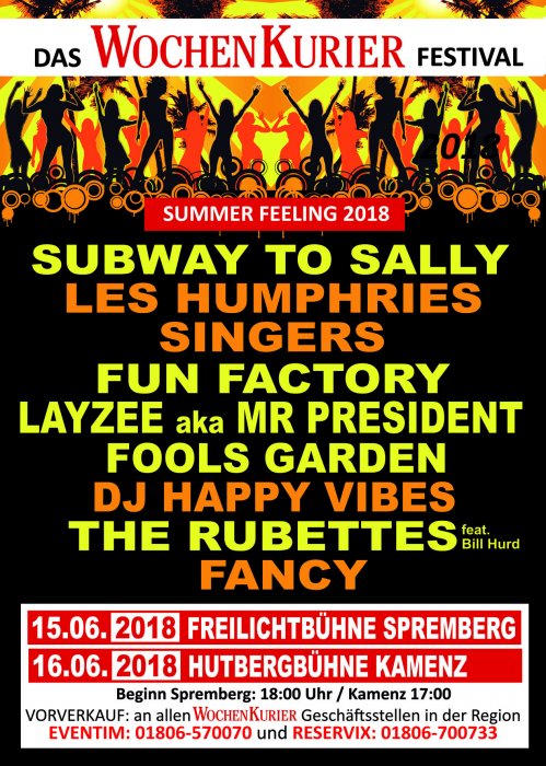 Das WOCHENKURIER Festival Summer Feeling 2018 – Bild 1