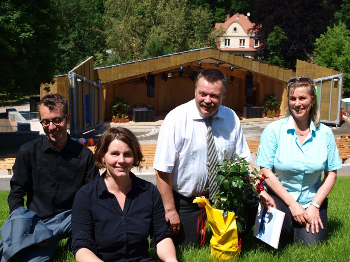 Eindrücke vom Bau der Freilichtbühne – Bild 2