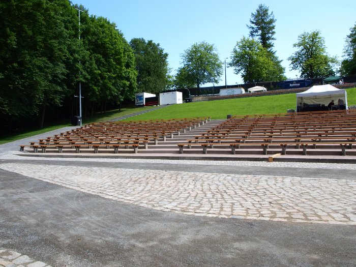 Eindrücke vom Bau der Freilichtbühne – Bild 4
