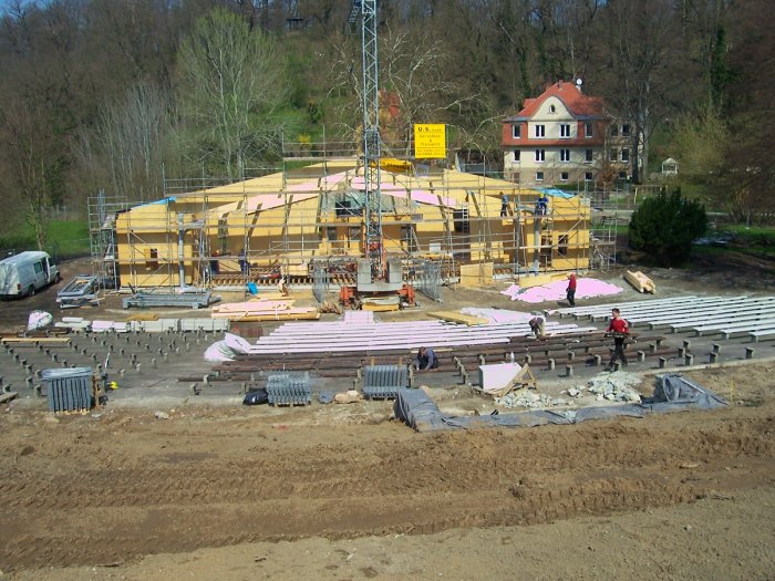 Eindrücke vom Bau der Freilichtbühne – Bild 28