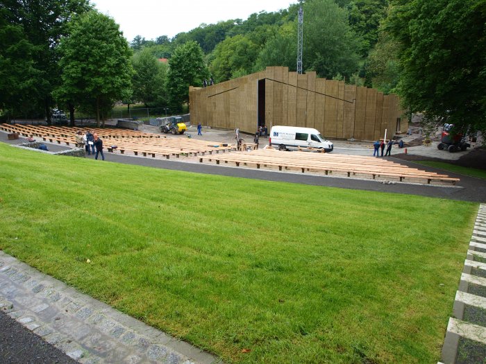 Eindrücke vom Bau der Freilichtbühne – Bild 19