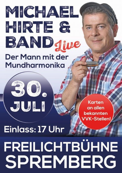 Michael Hirte & Band (2016) – Freilichtbühne Spremberg