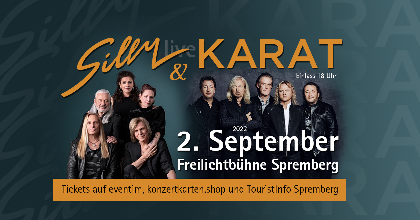 Silly & Karat LIVE in Spremberg/Grodk – Freilichtbühne Spremberg